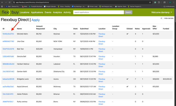 CSP app layout with apps