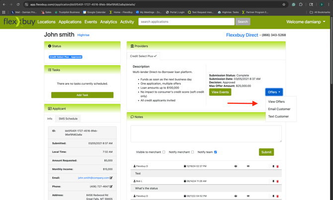 View email or text offers-1